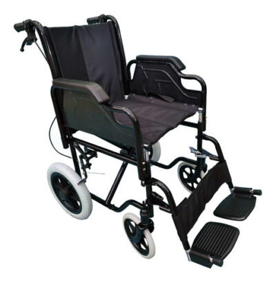Silla de Ruedas Geriátrica Negra 904BJ-46 Negra