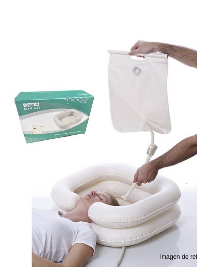 Lavapelo Portátil Inflable c/ducha