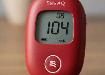 Glucómetro SINOCARE Safe AQ (Rojo)