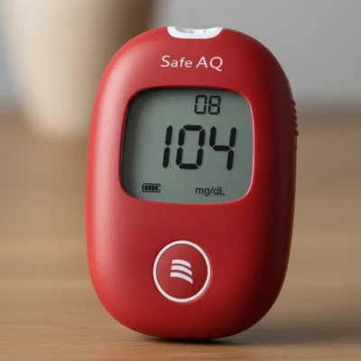 Glucómetro SINOCARE Safe AQ (Rojo)